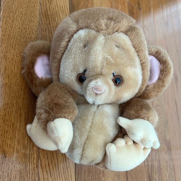 Vintage Light Brown Monkey Plush Toy - Picture 9 of 10